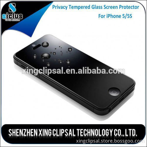 New Arrival 0.33MM Ultra smooth 9H Anti-Peek 4 Way Degree Premium tempered glass privacy screen protector for iPhone 4 5 6